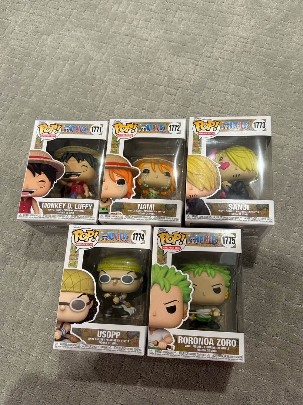 Funko One Piece East Blue Lot